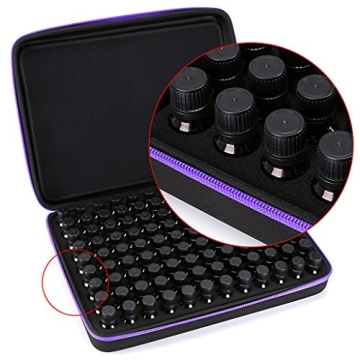 Hipiwe Essential Oils Case Holds 108 Bottles - Travel Friendly