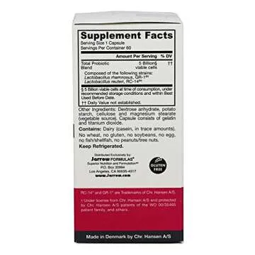 Jarrow Formulas Fem-Dophilus - 5 Billion CFU Per Serving - Womens Probiotic Supplement - Urinary Tract Health & Vaginal Health - Up to 60 Servings (Veggie Caps)