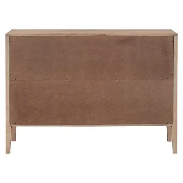 Merax Modern Wood Buffet Sideboard with 2 Doors, Farmhouse Free Standing Storge Cabinet Console Table for Living Room Dinning Room Hallway Beige