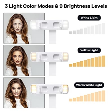 MQOUNY 41 Inch Selfie Stick Tripod with Ring Light Remote