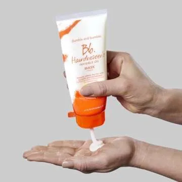 Bumble and bumble. Hairdresser's Invisible Oil Hydrating Hair Mask | Hydrating, Anti Frizz, Color Safe | Curly, Wavy, Straight | With Argan Oil, Coconut Oil + Grapeseed Oil, 6.7 Fl Oz