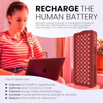 HOOGA HG300 Red Light Therapy Panel for Pain Relief