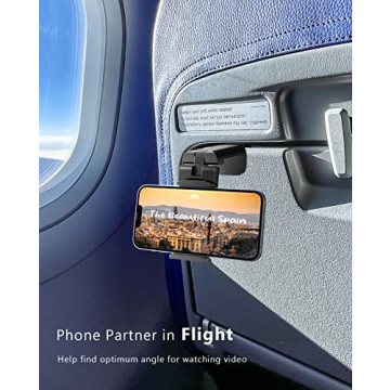MiiKARE Travel Phone Mount for Airplanes and More