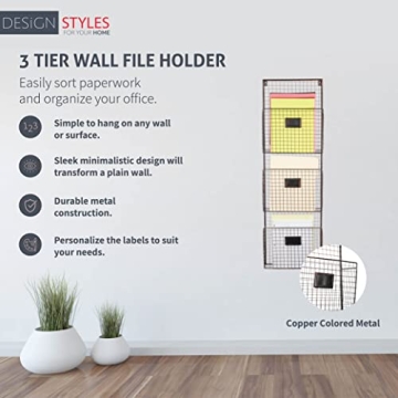 Wall File Organizer for Home or Office
