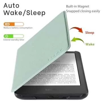CoBak Premium Leather Kindle Case with Auto Sleep Feature