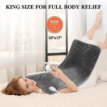 Comforting Extra Large Heating Pad for Pain Relief