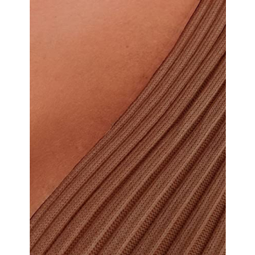 Elegant V-Neck Wrap Sweater Dress - Stylish Knit Mini