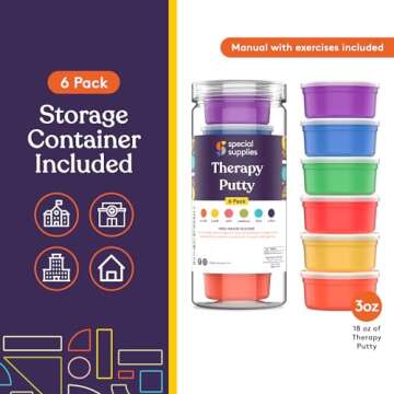 Special Supplies Therapy Putty for Stress Relief and Strength