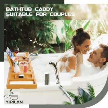 Yirilan Premium Bathtub Tray Caddy for Every Bath Lover