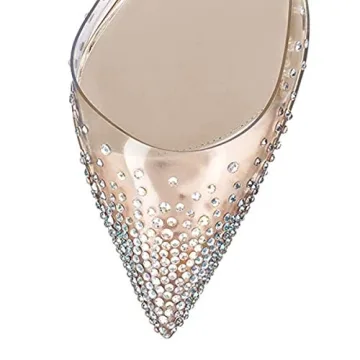 FSJ High Heel Ankle Strap Sandals for Women - Stylish Gold Pumps