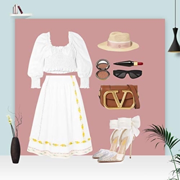 FSJ High Heel Ankle Strap Sandals for Women - Stylish Gold Pumps