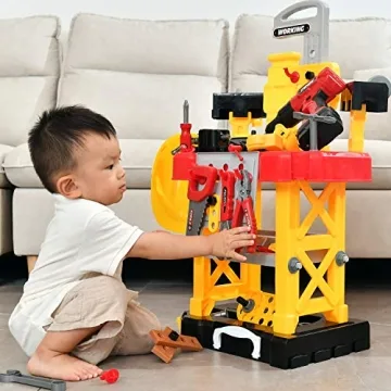Transformable Toy Workbench for Kids Age 2-4 Gifts