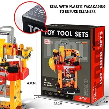 Transformable Toy Workbench for Kids Age 2-4 Gifts