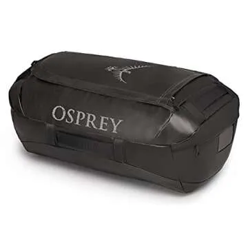 Osprey Transporter 65L Travel Duffel Bag - Versatile, Durable, Black