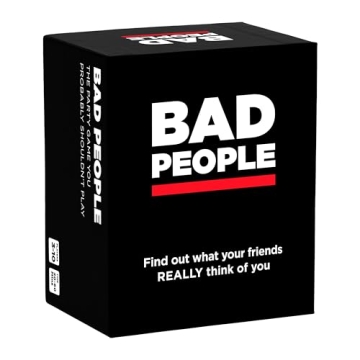 BAD PEOPLE Party Game - Discover What Friends Think of You - Adult Fun for Parties