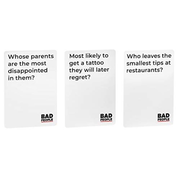 BAD PEOPLE Party Game for Hilarious Game Nights
