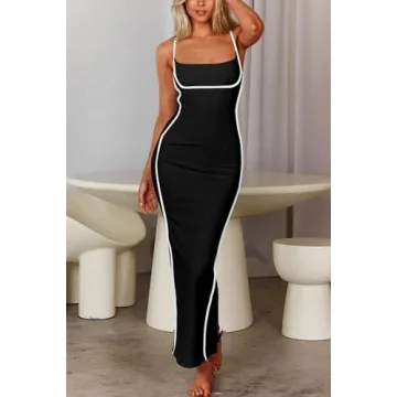 Elegant PRETTYGARDEN Women's Spaghetti Strap Cocktail Dress