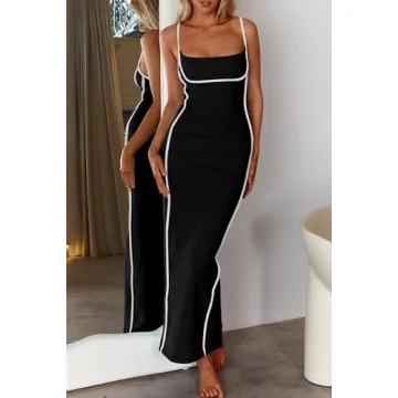 Elegant PRETTYGARDEN Women's Spaghetti Strap Cocktail Dress