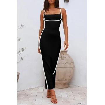 Elegant PRETTYGARDEN Women's Spaghetti Strap Cocktail Dress