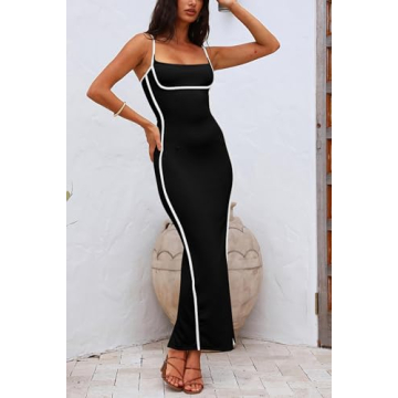 Elegant PRETTYGARDEN Women's Spaghetti Strap Cocktail Dress