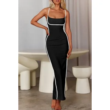 Elegant PRETTYGARDEN Women's Spaghetti Strap Cocktail Dress