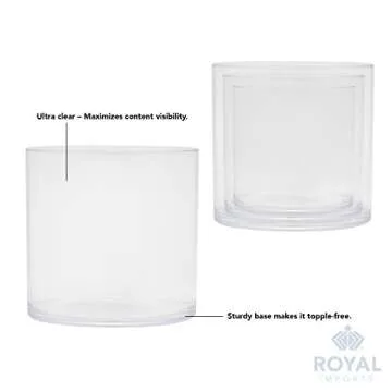 Royal Imports Acrylic Vase – Durable Decorative Centerpiece