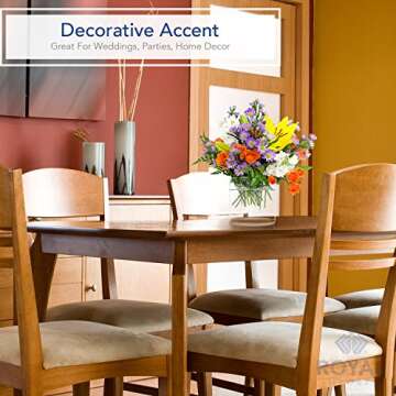 Royal Imports Acrylic Vase – Durable Decorative Centerpiece