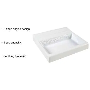 Support Plus Foot Soak Tray for Easy Home Pedicures