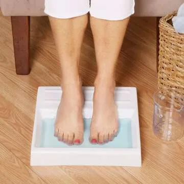 Support Plus Foot Soak Tray for Easy Home Pedicures