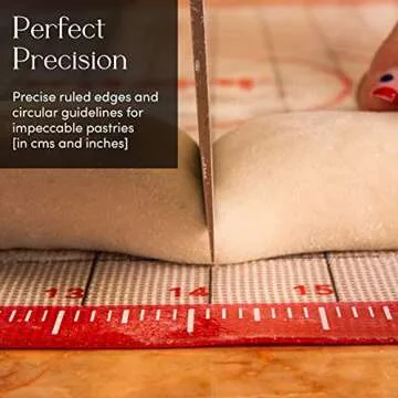 Kitzini Silicone Pastry Mat - Non Slip & BPA-Free