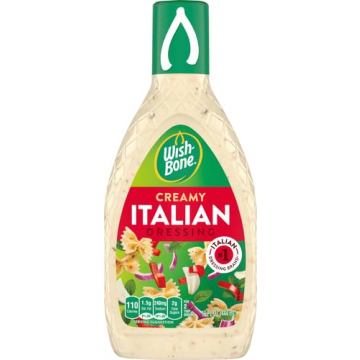 Delicious Wish-Bone Creamy Italian Dressing 15 FL oz