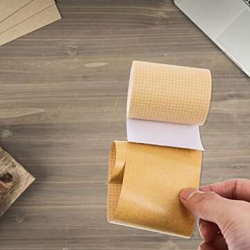 Adhesive Tapes Vintage Washi Tape Decorative Adhesive Wrapping Tape Writable Kraft Paper Sticker for DIY Crafts Journals Planners Photo Frame Scrapbooking Wrapping 2 Rolls Goon Tape