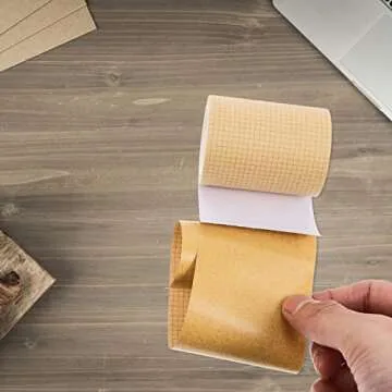 Adhesive Tapes Vintage Washi Tape Decorative Adhesive Wrapping Tape Writable Kraft Paper Sticker for DIY Crafts Journals Planners Photo Frame Scrapbooking Wrapping 2 Rolls Goon Tape