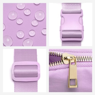 Trendy Gitus Lavender Fanny Pack for Teen Girls