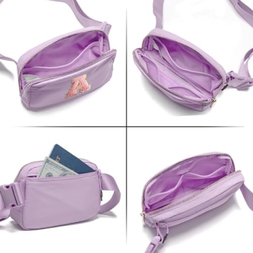 Trendy Gitus Lavender Fanny Pack for Teen Girls