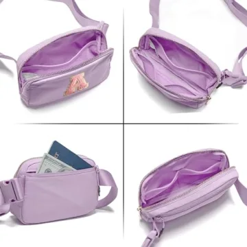 Trendy Gitus Lavender Fanny Pack for Teen Girls