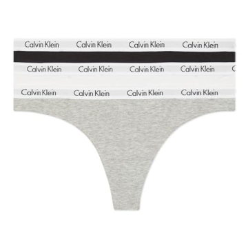 Calvin Klein Women's Thong Panty Comfort Style Pack