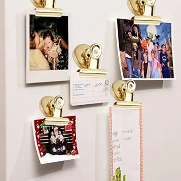 VNDUEEY Heavy Duty Magnetic Clips - Stylish Fridge Accessories