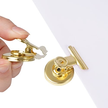 VNDUEEY Heavy Duty Magnetic Clips - Stylish Fridge Accessories