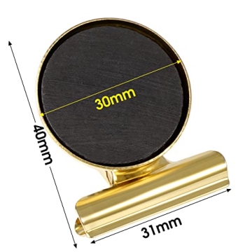 VNDUEEY Heavy Duty Magnetic Clips - Stylish Fridge Accessories