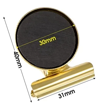 VNDUEEY Heavy Duty Magnetic Clips - Stylish Fridge Accessories