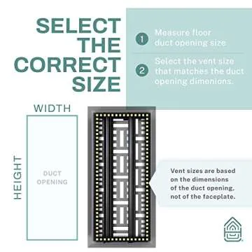 Home Intuition Basketweave Floor Vent Cover 4X10 Inch Floor Register with Mesh Cover Trap Heat and Air Walkable Metal Floor Vent for HVAC Duct, Polished Brass