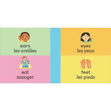 Bilingual Book for Toddlers: 100 First Words In English-French