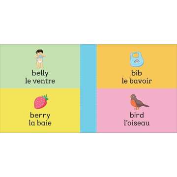 Bilingual Book for Toddlers: 100 First Words In English-French
