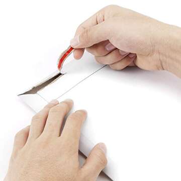 ValBox 9x11.5 Self Seal Photo Document Mailers 25 Pack Stay Flat White Cardboard Envelopes, 9.25 x 11.75 Inches