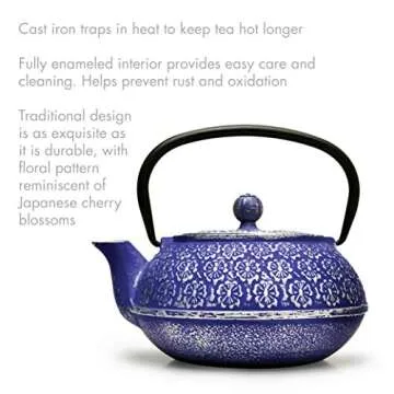 Primula Stainless Steel Infuser for Loose Leaf Tea, Durable Construction, Enameled Interior, 34 oz, ...