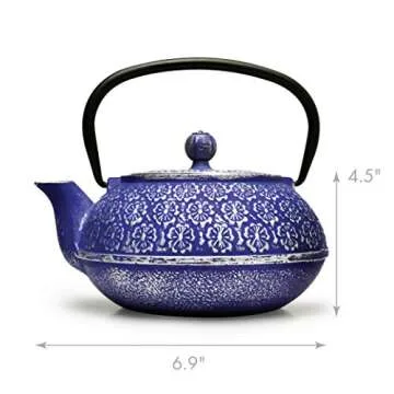 Primula Cast Iron Teapot with Stainless Steel Infuser