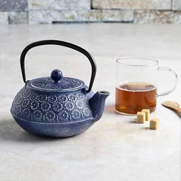 Primula Cast Iron Teapot with Stainless Steel Infuser
