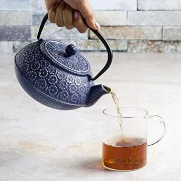 Primula Cast Iron Teapot with Stainless Steel Infuser