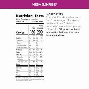 Nature's Path Organic Gluten Free Mesa Sunrise Cereal, 1 Lb 10.4 Oz Earth Friendly Package (Pack of 6), Non-GMO, Low Fat
